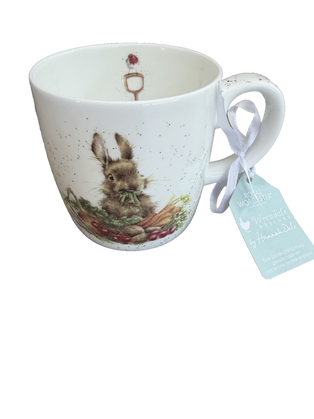 Royal Worcester Wrendale Designs Hannah Dale Bunny Rabbit Cup Mug